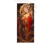Diamond Painting Belleza, 5D Diamond Painting Adultos Zorra DIY Pintar por Numeros Kit for Niños Beginners, Square Full Drill Dibujos con Diamantes Art, Decoración De Pared Del Hogar 30x70cm T1263