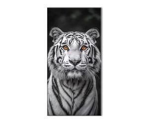 Diamond Painting Blanco Tigre, 5D Diamond Painting Adultos, Manualidades Adultos DIY Cristal Pintura de Diamante, Kit de Bordado Punto de Cruz, Cuadros Decoracion Salon Modernos 80x160 cm J26-11986