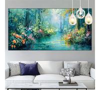 Diamond Painting Bosque Diamond Painting Adultos Río Punto de Cruz kit Completo Pintura Diamante 40x80cm Cristal Bordado Manualidades Pintura de Diamante,Decoración De Pared Del Hogar Regalo YC-627