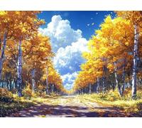 Diamond Painting Bosque, Kit Pintura Diamante Adultos Árbol 90x70 cm T0-121