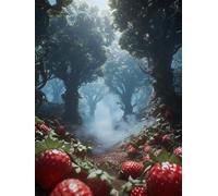 Diamond Painting bosque Manualidades Adultos 5D DIY Pintura de Diamante Brumas Cuadro Diamantes Kit Punto de Cruz Diamond Painting Niños Pintar con Diamantes, Home Decoration 100x150cm q-727