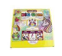 Diamond Painting Box Magical, para 12 pegatinas y 2 cuadros de ventana con motivos mágicos, kit de manualidades para pintar con piedras brillantes, para niños a partir de 8 años