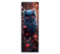Diamond Painting Búho Diamond Painting Adultos Grande XXL 180x60cm, Pintura de Diamante Flores (4) Dibujos con Diamantes, 5D DIY Mosaicos Infantiles Kit Bordado para Decoracion Hogar Pared F1-961