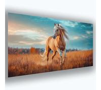 Diamond Painting Caballo Diamond Painting Adultos, 5D Rural (3) Pintura de Diamante Adultos, DIY Round Full Drill Pintar con Diamantes Punto de Cruz Kit Completo para Decoracion Hogar 40x80 cm 0u-717