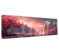 Diamond Painting Caer Diamond Painting Adultos Pájaro Cuadro Diamantes 5D, Pintura de Diamante, Kit de Manualidades para Adultos, DIY Cristal de Estrás Pintura para Decoración Pared 90x30cm 0R-534