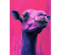 Diamond Painting Camello, DIY 5D Diamond Painting Kit Animal, 5D Pintura Diamante Cuadro Diamantes Kit Bordado Principiantes DIY Full Cuadrado Embroidery per Decorazioni Casa Pareti 50x80cm 9-9267