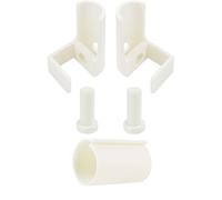 Diamond Painting Canvas Roll Holder and Adjustable Table Clamps, 3D-Printed Diamond Painting Scroll Kit, Scroll Clamp, Canvas Ring, Easily Roll up adn Store (white)