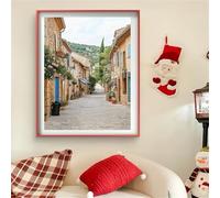 Diamond Painting Casa Diamond Painting Adultos Calle DIY Cristal de Estrás Pintura por Manualidades, Kit de Punto de Cruz, Puzzle de Diamantes, Arts and Crafts Para Navidad Decoración 40x60cm J0-95