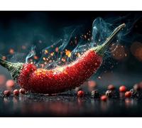 Diamond Painting Chile Pintura Diamante Planta Diamond Painting Adultos 5D DIY Punto de Cruz Diamante Manualidades Adultos Kit para Decoracion Habitacion Hogar, Regalo Mujer 50 x 40 cm -zjn250113I