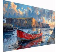 Diamond Painting Cielo Diamond Painting Adultos Bote Gran Kit Pintura de Diamante 5D - Cuadrado Taladro Completo DIY Arte Artesanía para Niño Principiantes para Decoración De Pared 70x140cm Z1-377