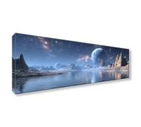 Diamond Painting Cielo Estrellado Diamond Painting Adultos Grande, Pintar con Diamantes Tierra Puzzle Diamantes Art Kits, DIY 5D Bordado Punto de Cruz para Decoracion Hogar Regalo 30x90 cm P0-478