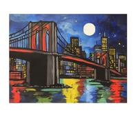 Diamond Painting Ciudad 160x120cm 2026 Nuevo Diamond Painting Adultos,Pintura Diamante Abstracto Pintura de Diamante Niños,DIY Cristal Bordado Punto de Cruz Kit para Decoracion Navidad,Regalo I-K695