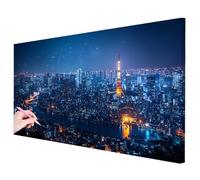 Diamond Painting Ciudad, Diamond Painting Grande 160x80cm, DIY Pintura de Diamante París Kit Completo, 5D Cuadro Diamantes Kit de Manualidades para Adultos Regalos para Mujer Decoracion Hogar -2833