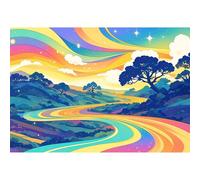 Diamond Painting Color Diamond Painting Kit Completo 45x60cm, 2026 New 5D Río Pintura Diamante para Niños, DIY Diamantes Cristal Artes Bordado Punto de Cruz Pintar por Numeros Adultos Regalo XW-O615Y