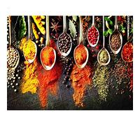 Diamond Painting Condimento De Cocina Punto de Cruz Diamante Adultos Diamond Painting Kit Completo Punto Diamante Cuadros Para Hogar/Decoración/Regalo (30x40cm) 5D Pintura Diamante