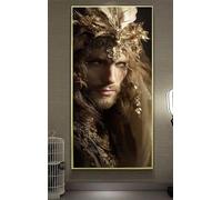 Diamond Painting Corona Diamond Painting Kit Completo, Hombre Pittura Diamante Niños Principiantes Bricolaje 5D Cristal Strass Punto de Cruz Manualidades para Decoración Hogar Regalos 60x120cm gb8-13l