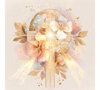 Diamond Painting cruz, Diamond Painting Adultos flor, DIY Punto De Cruz Diamantes Para Manualidades NiñOs E Principiantes, Cuadrado Full Drill Pintura De Diamante Para Decoracion Hogar 55x55cm 5-753