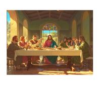 Diamond Painting Dios 120x80cm 2026 Nuevo Diamond Painting Adultos,Pintura Diamante La Última Cena Pintura de Diamante Niños,DIY Cristal Bordado Punto de Cruz Kit para Decoracion Navidad,Regalo I-K413