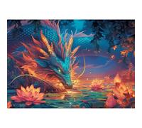 Diamond Painting Dragón Diamond Painting Kit Completo 30x40cm, 2026 New 5D Flor Pintura Diamante para Niños, DIY Diamantes Cristal Artes Bordado Punto de Cruz Pintar por Numeros Adultos XW-O156Y