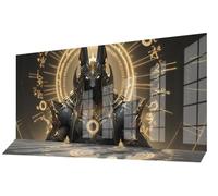 Diamond Painting Egipto Diamond Art Dibujos con Diamantes 40x100 cm, Cuadro Pintura Diamante Kit Completo Punto de Cruz DIY Mosaico Cristal Pintura por Numeros, Decoracion Pared Regalos Anubis C-612