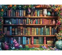 Diamond Painting Estante Para Libros Pintura Diamante SueñO Diamond Painting Adultos 5D DIY Punto de Cruz Diamante Manualidades Adultos Kit para Decoracion Habitacion, Regalo Mujer 90x70cm -zjn25011LR