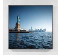 Diamond Painting Estatua de la Libertad Diamond Painting Adultos, Pintura Diamante Nueva York Dibujos con Diamantes, 5D Cristal Strass Punto de Cruz Manualidades para Decoracion Hogar 50x50cm 9es-20l