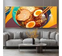 Diamond Painting Fideos Diamond Painting Adultos Alimento Diamante Bordado Punto de Cruz, DIY Completo Pintura con Kit Manualidades Adultos Mosaico Cuadro Ciamantes Decoración Regalos 50x80cm 0-sy669