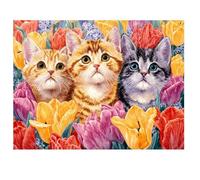 Diamond Painting Flor 150x100cm 2026 Nuevo Diamond Painting Adultos,Pintura Diamante Gato Pintura de Diamante Niños,5D DIY Cristal Bordado Punto de Cruz Manualidades Kit para Decoracion Navidad I-K645