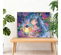 Diamond Painting Flor 60x45cm 2025 Pintura Diamante Mujer Gran Diamond Painting Adultos,Cuadros de Diamantes Bordado Manualidades Kit Regalos para Mujer,DIY Diamantes Art Set Regalos Originales I-K446