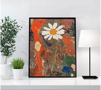 Diamond Painting Flor, Abstracto Diamond Painting Adultos, Kit Completo de Pintura de Diamante para Adultos y Niños, DIY Cristal Pintura De Diamante Para Decoración De Pared Del Hogar 30x40cm IQ1-6I