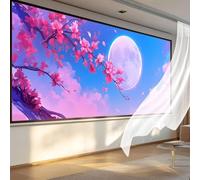 Diamond Painting Flor De Ciruelo Diamond Art Dibujos con Diamantes 20x40 cm,Cuadro Pintura Diamante Kit Completo Punto de Cruz DIY Cristal Pintura por Numeros,Decoracion Pared Mujer Regalos Luna qL236