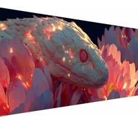 Diamond Painting Flor Diamond Painting Adultos, Serpiente Pintura Diamante Niños DIY 5D Cristal Strass Punto de Cruz Puzzle de Diamantes Manualidades para Decoración Hogar Regalos 30x60cm lp5-c0