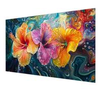 Diamond Painting Flor Diamond Painting Adultos Sueño Pintura de Cuadrado Diamantes Completo 5D Bordado Punto de Cruz Kits, Manualidades Regalos para Principiantes, Hogar Decoración 30x60cm L#-123