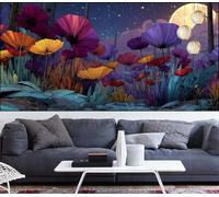Diamond Painting Flor Diamond Painting niños Luna Pintura Diamante de Bordado para Principiantes,DIY Pintura de Diamantes Kit Completo Cristal Puzzle,Kit Punto Cruz Adultos,Decor 90x250cm VQ-1119