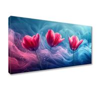 Diamond Painting Flor Pintura de Diamante para Adultos DIY Abstracto Cuadros Diamantes, 5D Diamond Painting Niños Cristal Puzzle Kit, Manualidades Adultos para Decoracion Hogar Regalo 70x140cm Y0-690