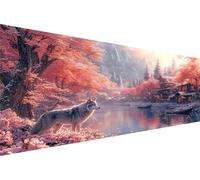 Diamond Painting Flores De Cerezo Diamond Painting Adultos 100x200cm Bote Pintura De Diamante,5D Diy Dibujos Diamantes Artigianale,Punto De Cruz Manualidades Adultos Kit DecoracióN Pared Hogar Q1-779