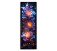 Diamond Painting Flores Diamond Painting Adultos Grande XXL 210x70cm, Pintura de Diamante Mariposa (6) Dibujos con Diamantes, 5D DIY Mosaicos Infantiles Kit Bordado para Decoracion Hogar Pared F1-971