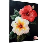 Diamond Painting Flores Diamond Painting Adultos Planta Dibujos con Diamantes Kit 5D Pintura de Diamante Manualidades Adultos DIY Pintar con Diamantes Punto de Cruz para Decor Hogar 90x120cm K-99