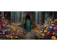 Diamond Painting Flores Manualidades Adultos, DIY Kit Punto de Cruz Para Adultos, Paisaje Diamond Painting Kit Completo Cristal Mosaico Manualidades Para Decoración De Pared 180x90cm - SW2511I51