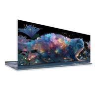 Diamond Painting Gatos Diamond Art Misterioso, Tamaño Grande 150x60 cm, 5D Dibujos con Diamantes Cuadro Pintura Diamante Kit Completo DIY Puzzle Punto de Cruz Painting, Decoracion Hogar Pared S706