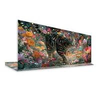 Diamond Painting Gatos Punto de Cruz Kit Completo 40x90 cm,Pintura de Diamante Misterioso Dibujos con Diamantes 5D Punto de Cruz DIY Diamond Art Painting para Hogar Decoracion Pared,Regalo Mujer S707