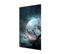 Diamond Painting Grande 100x50cm, Diamond Painting Luna Cuadro Diamantes Flor Pintura Diamante Adultos, DIY Crystal Bordado Punto de Cruz Puzzle Diamantes Artesanía, Decoración Hogar, Regalo X2-1088