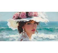 Diamond Painting Grande 100x60 Mujeres Manualidades Adultos Diamond Painting Hermoso 5D DIY Pintura Diamante Punto de Cruz Puzzle Bordado Cristal Pared Para Decoracion Regalo Accesorios 80x160cm f593