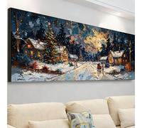 Diamond Painting Grande 105x35cm, Diamond Painting Adultos Cabina Cuadro Diamantes Abstracto Pintura Diamante Manualidades Niños, DIY Crystal Bordado Punto de Cruz Kit Completo, Decor Hogar 7X-27