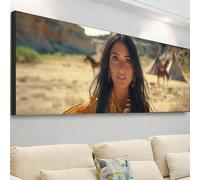 Diamond Painting Grande 105x35cm, Diamond Painting Adultos Desierto Cuadro Diamantes Mujer Pintura Diamante Manualidades Niños, DIY Crystal Bordado Punto de Cruz Kit Completo, Decoración Hogar 7X-51