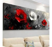 Diamond Painting Grande 105x35cm, Diamond Painting Adultos Flor Cuadro Diamantes Planta Pintura Diamante Manualidades Niños, DIY Crystal Bordado Punto de Cruz Kit Completo, Decoración Hogar 7X-9