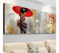 Diamond Painting Grande 105x35cm, Diamond Painting Adultos Mujer Cuadro Diamantes Japón Pintura Diamante Manualidades Niños, DIY Crystal Bordado Punto de Cruz Kit Completo, Decoración Hogar 7X-45