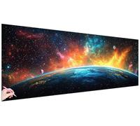 Diamond Painting Grande 120x40cm Diamond Painting Adultos Aurora Manualidades Adultos Pintura Diamante Planeta Punto de Cruz Kit Dibujos con Diamantes Regalos Originales para Mujer Decoration R-94