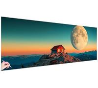 Diamond Painting Grande 120x40cm Diamond Painting Adultos Paisaje Manualidades Adultos Pintura Diamante Planeta Punto de Cruz Kit Dibujos con Diamantes Regalos Originales para Mujer Decoration T-88