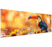 Diamond Painting Grande 120x40cm Diamond Painting Adultos Pájaro Manualidades Adultos Pintura Diamante Flor Punto de Cruz Kit Dibujos con Diamantes Regalos Originales para Mujer Home Decoration S-67